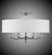 Kensington Six Light Flush Mount in Polished Nickel (183|FM543638GSTGL)