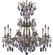 Chateau Ten Light Chandelier in Antique White Glossy (183|CH9634OLN04GPI)