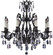 Chateau Eight Light Chandelier in Satin Nickel (183|CH9632OLN07GST)