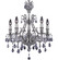 Chateau Five Light Chandelier in Aged Bronze satin (183|CH9630A13SPI)