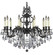 Rosetta Ten Light Chandelier in Antique Black Glossy (183|CH9578OTK02GPI)