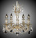 Rosetta Five Light Chandelier in Polished Brass w/Umber Inlay (183|CH9502OLN01G)