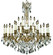 Elise 24 Light Chandelier in Palace Bronze (183|CH9322OLN21SST)