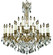 Elise 24 Light Chandelier in Antique White Glossy (183|CH9322ATK04GPI)