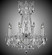 Crystella Eight Light Chandelier in Polished Brass w/Black Inlay (183|CH9283A12GPI)