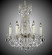 Crystella Six Light Chandelier in Polished Brass w/Black Inlay (183|CH9282A12GPI)