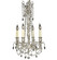 Biella Four Light Chandelier in Polished Brass w/Umber Inlay (183|CH9211ALN01GPI)