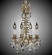 Biella Four Light Chandelier in Polished Brass w/Umber Inlay (183|CH9210O01GST)