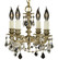 Biella Four Light Chandelier in French Gold Glossy (183|CH9102ATK03GPI)