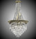 Corinthian Six Light Chandelier in Polished Brass w/Black Inlay (183|CH8715U12G)