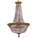 Corinthian Six Light Chandelier in Aged Bronze satin (183|CH8515P13S)