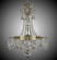 Valencia Eight Light Chandelier in Antique White Glossy (183|CH8122P04G)