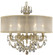 Llydia Six Light Chandelier in Antique White Glossy (183|CH6522ALN04GPIPG)