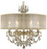 Llydia Six Light Chandelier in Antique White Glossy (183|CH6522ALN04GPIHL)