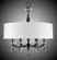 Kensington Six Light Chandelier in Pewter (183|CH5485O37GSTHL)