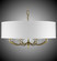 Kensington Eight Light Chandelier in Old Brass (183|CH542736GSTGL)