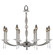 Kensington Eight Light Chandelier in Polished Nickel (183|CH5326SP38GST)