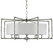 Magro Eight Light Chandelier in Pewter w/Polished Nickel Accents (183|CH370537G38GSTHL)