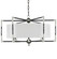 Magro Six Light Chandelier in Old Bronze Satin w/Pewter Accents (183|CH370435S37GSTHL)