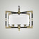 Magro Four Light Chandelier in Polished Brass (183|CH370232GSTHL)