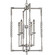 Magro Four Light Chandelier in Pewter with Polished Nickel (183|CH350237G38GST)