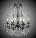 Finisterra Six Light Chandelier in Polished Brass w/Black Inlay (183|CH2052O12GST)