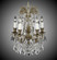 Finisterra Five Light Chandelier in Satin Nickel w/ Silver Accents (183|CH2051OLN07G08GPI)