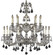 Finisterra 20 Light Chandelier in Polished Brass w/Black Inlay (183|CH2009A12GPI)