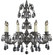 Finisterra Eight Light Chandelier in French Gold Glossy (183|CH2003OTK03GPI)