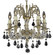 Finisterra Five Light Chandelier in Polished Brass w/Black Inlay (183|CH2001OLN12GST)