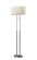 Duet Two Light Floor Lamp in Brushed Steel (262|401622)