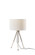 Della Table Lamp in Brushed Steel W. Clear Acrylic Light Up Legs (262|354822)