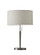 Hayworth Table Lamp in Brushed Steel (262|345622)