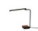 Sawyer LED Desk Lamp in Black W. Camel Brown Leather (262|303901)