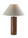 Martin Table Lamp in Walnut Poplar Wood W. Antique Brass Accent (262|150915)