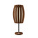 Barrel One Light Table Lamp in Imbuia (486|701106)