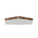 Clean LED Ceiling Mount in American Walnut (486|566LED18)