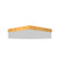 Clean LED Ceiling Mount in Louro Freijo (486|565LED09)