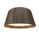 Conical LED Ceiling Mount in American Walnut (486|5099LED18)