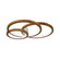 Frame LED Ceiling Mount in Teak (486|5085LED12)