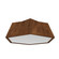 Clean LED Ceiling Mount in Imbuia (486|5063LED06)