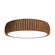 Barrel LED Ceiling Mount in Imbuia (486|5038LED06)