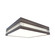 Crystals LED Ceiling Mount in American Walnut (486|5028CLED18)