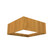 Squares LED Ceiling Mount in Louro Freijo (486|495LED09)