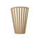 Slatted One Light Wall Lamp in Maple (486|45634)