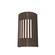 Slatted Two Light Wall Lamp in American Walnut (486|42018)