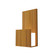 Clean LED Wall Lamp in Teak (486|4068LED12)