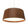 Conical LED Pendant in Imbuia (486|296LED06)