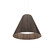 Conical LED Pendant in American Walnut (486|295LED18)