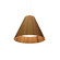 Conical LED Pendant in Teak (486|295LED12)